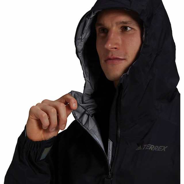 取寄 アディダス メンズ Terrex Black ジャケット テレックス Adidas Jacket Men's Active アクティブ GTX  マイシェルター Myshelter Gtx