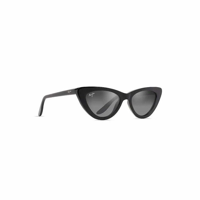 (取寄) マウイ ジム レイシー ポーラライズド サングラス Maui Jim Maui Jim Lychee Polarized  Sunglasses Black / Dual Mirror Silver t｜au PAY マーケット