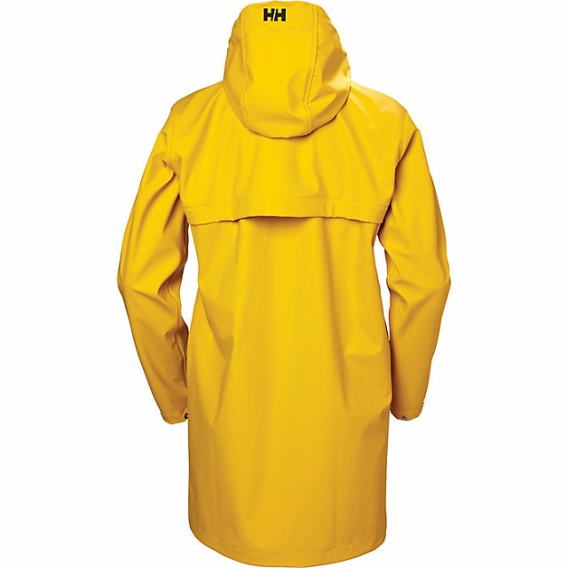 helly hansen yellow rain jacket women's