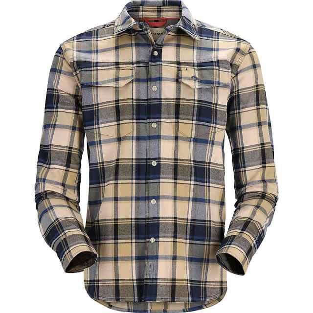 simms lined flannel shirt