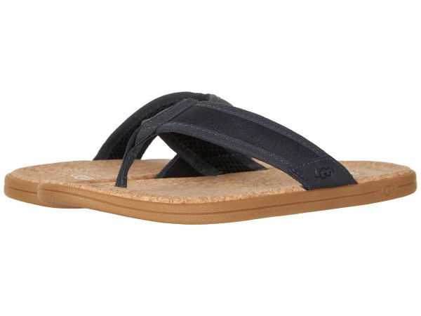 Ugg アグ サンダル メンズ レザー ビーチサンダル おしゃれ シーサイド フリップ Ugg Men S Seaside Flip Navy Leatherの通販はau Pay マーケット ジェットラグ