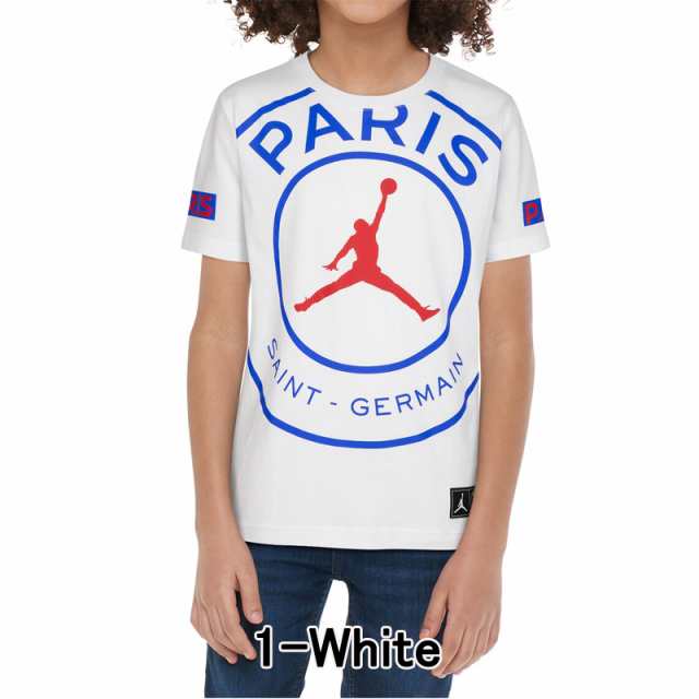 ナイキ キッズ Tシャツ Nike Psg ジョーダン パリサンジェルマン Tシャツ キッズ ジャンプマン ロゴ ホワイト ブルー Jordan Psg Jumpmanの通販はau Pay マーケット ジェットラグ