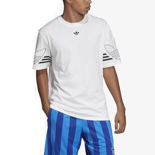 アディダス Tシャツ メンズ ホワイト Du8536 ブランド 大きいサイズ オリジナルス アウトライン ショートスリーブ Men S Adidas Originalの通販はau Pay マーケット ジェットラグ