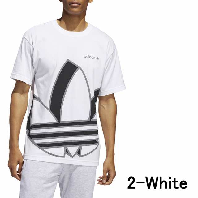 アディダス Tシャツ メンズ 半袖 ブラック ホワイト レッド ビッグ トレフォイル ロゴ ショートスリーブ Tシャツ Adidas Originalsの通販はau Pay マーケット ジェットラグ