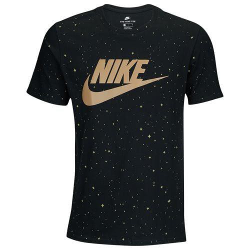 nike black gold shirt