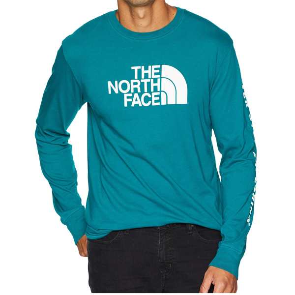 ノースフェイス 長袖tシャツ メンズ ハーフドーム ブルーグリーン T Shirt Tシャツ The North Face Men S Well Loved Half Dome T Shirtの通販はau Pay マーケット ジェットラグ