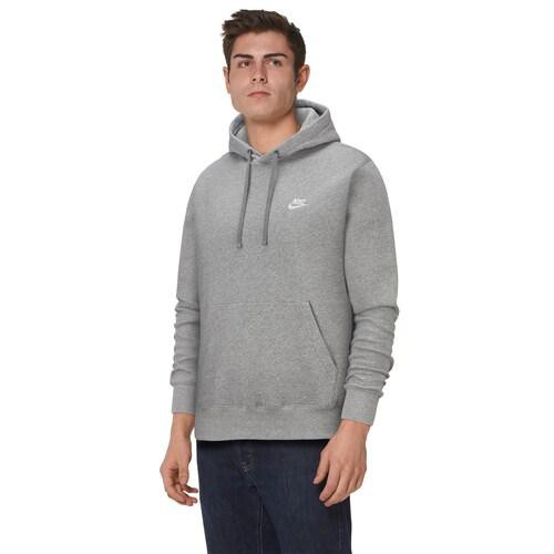 NIKE パーカー ナイキ メンズ 裏起毛 スウェットパーカー クラブ プルオーバー フーディ ブランド スポーツ Nike Mens Club Pullover Hoodie Dark Grey Hea 送料無料の通販は