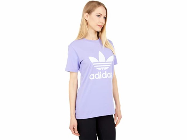 アディダス Tシャツ 半袖 オリジナルス レディース gn2905トレフォイル ティー パープル 紫 adidas Originals Women's  Trefoil Tee Light｜au PAY マーケット