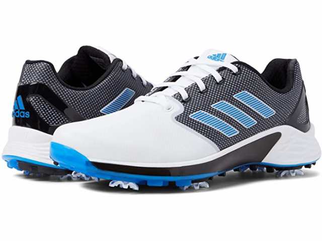 アディダス ゴルフシューズ メンズ ZG21 スパイク鋲 白 ソフトスパイク ゴルフ スポーツ ブランド ローカット ギフト adidas Golf Men's