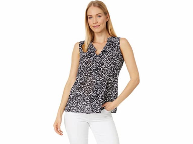 (取寄) ヴィンスカムート レディース スリーブレス ブラウザ ウィズ ラッフル Vince Camuto women Vince Camuto  Sleeveless Blouse with ｜au PAY マーケット