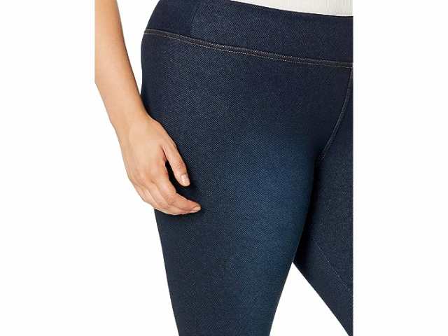 (取寄) ヒュー レディース プラッシュ ライン ハイライズ デニム レギングス HUE women HUE Plush Lined  High-Rise Denim Leggings Midni｜au PAY マーケット