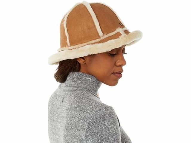 (取寄) アグ レディース ウォーター レジスタント シープスキン バケット ハット UGG women UGG Water Resistant  Sheepskin Bucket Hat C｜au PAY マーケット