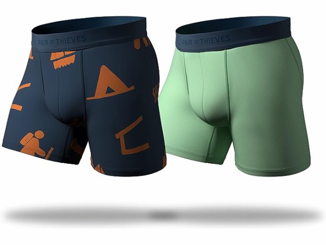 Pair of Thieves Hustle Boxer Briefs, 2-Pack, Fireflies 