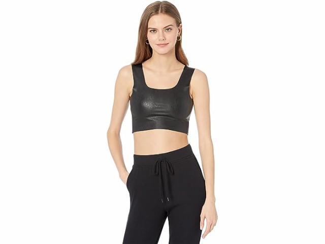 (取寄) コマンドー レディース フォー レザー スクエア ネック クロップ トップ Commando women Commando Faux  Leather Square Neck Crop｜au PAY マーケット