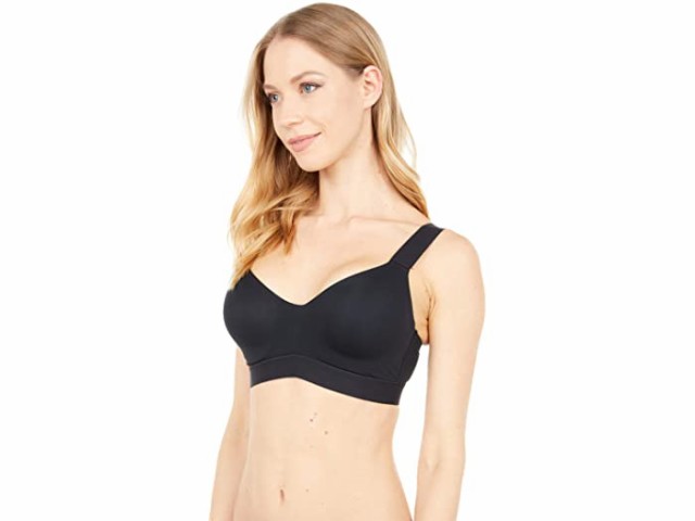 adidas Training Hyperglam mid-support sports bra in black