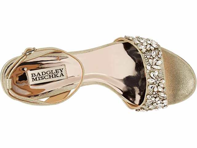 (取寄) バッジェリーミシュカ レディース イヴァンナ Badgley Mischka women Ivanna Platino Metallic  Suede｜au PAY マーケット