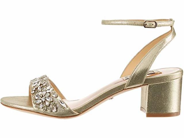 (取寄) バッジェリーミシュカ レディース イヴァンナ Badgley Mischka women Ivanna Platino Metallic  Suede｜au PAY マーケット