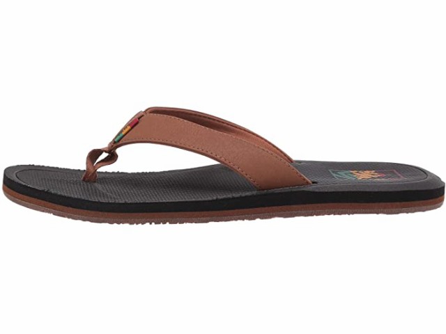 vans brown flip flops