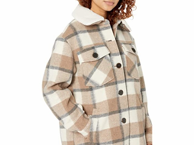 wool shacket womens