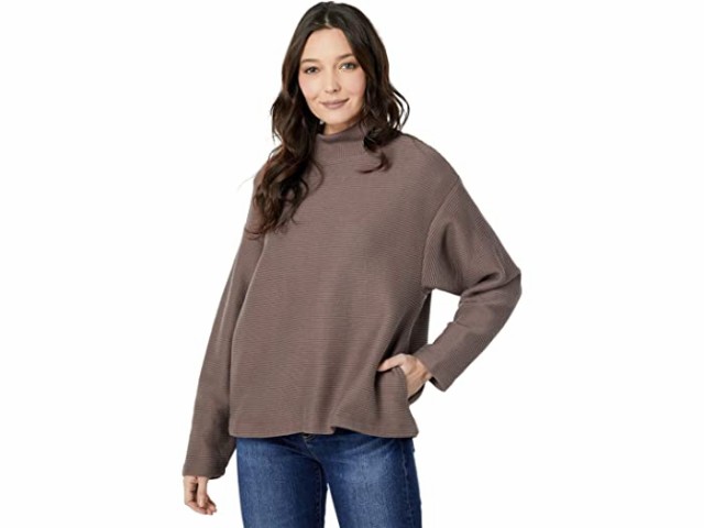 (取寄) メイドウェル レディース ビア ファンネル ネック Madewell women Madewell Beer Funnel Neck  Weathered Taupe｜au PAY マーケット