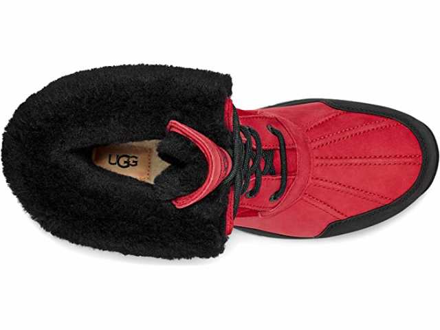 取寄) アグ メンズ ビュート UGG men UGG Butte Samba Red/Blackの通販