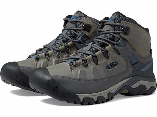 (取寄) キーン メンズ ターギー 3 ミッド ウォータープルーフ KEEN men KEEN Targhee III Mid Waterproof  Drizzle/Captains Blue｜au PAY マーケット