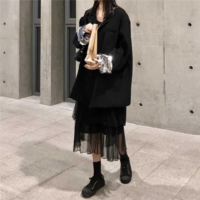 レディースファッション 初秋の韓国語バージョン19新しいデザインのセンスの女性のブレザーとジャケットカジュアルブレザーmujer特大ブの通販はau Pay マーケット Allier Shop