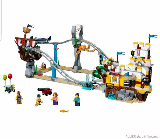 lego roller coaster pirate