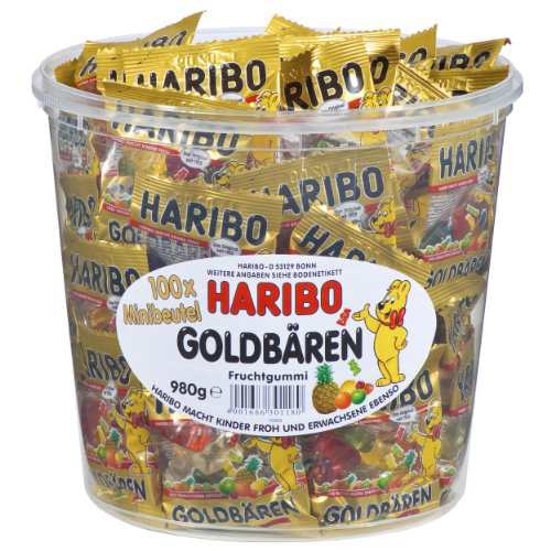 Haribo ハリボー ミニゴールドベア バケツ 980g 100袋入り の通販はau Pay マーケット Onlinestore Clair De Luna