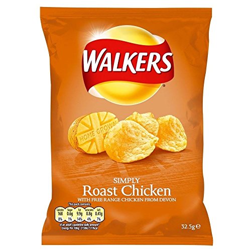 Walkers Crisps Roast Chicken 32 5g 歩行者のポテトチップス ローストチキン 32 5g の通販はau Pay マーケット Onlinestore Clair De Luna