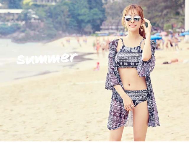 レディース水着 水着 3点セット 体型カバー アウター付き ビキニ 大きいサイズ ママ水着 通販 安い 水着 送料無料 期間限定の通販はau Pay マーケット Roteeo 返品 交換対応可能 Au Pay マーケット店