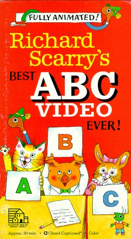 Richard Scarry - Best ABC Video Ever [VHS] [Import](中古品)