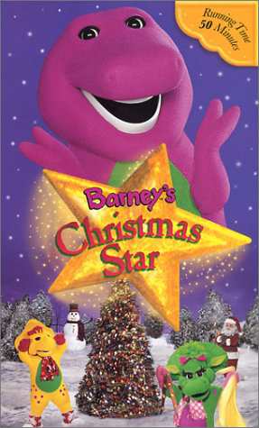 Barney - Barney's X'mas Star [VHS] [Import](中古品)