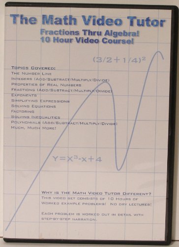 Math Video Tutor: Fractions Thru Algebra [DVD] [Import](中古品) 7,019円