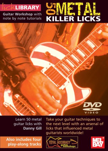 Learn to Play 50 Metal Killer Rock Licks [DVD] [Import](中古品)