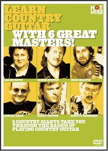 Learn Country Guitar With 6 Great Masters [DVD] [Import](中古品)
