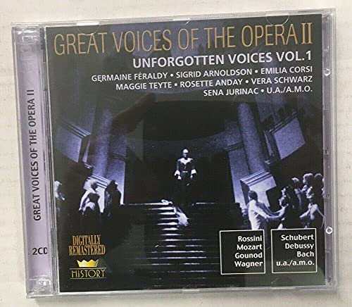 Great Voices of the Opera II: Unforgotten Voices%ｶﾝﾏ% Vol. 1(中古品)｜au PAY  マーケット