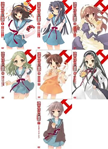 涼宮ハルヒの憂鬱 限定版 全7巻セット [マーケットプレイス DVDセット](中古品)