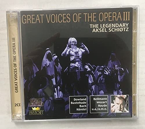 Great Voices of the Opera III: Aksel Schiotz (2CD)(中古品)