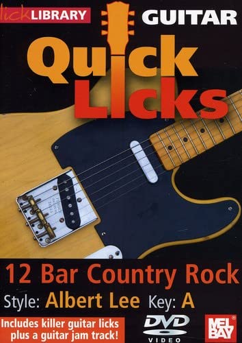 Quick Licks for Guitar: Albert Lee-12 Bar [DVD] [Import](中古品)