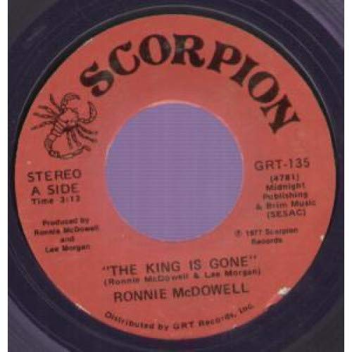King Is Gone 7 Inch (7%ﾀﾞﾌﾞﾙｸｫｰﾃ% Vinyl 45) US Scorpion 1977(中古品)