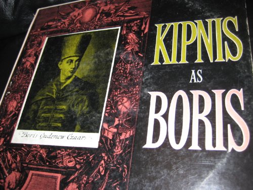 Kipnis as Boris [Godounoff] RCA Victor Bluebird Classics LBC-1082(中古品)
