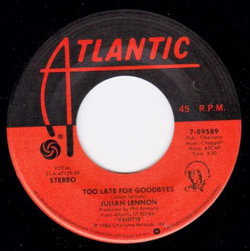 Too Late For Goodbyes/Let Me Be (7%ダブルクォーテ%/45 rpm)(中古品)の通販は