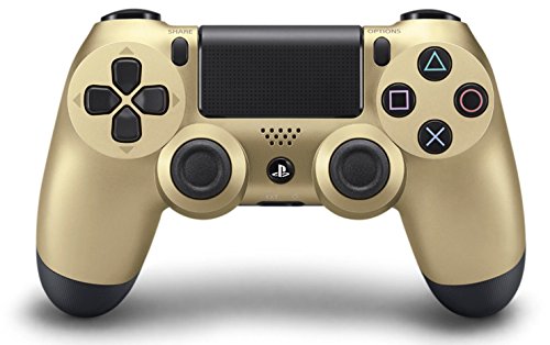 ワイヤレスコントローラー (DUALSHOCK 4) ゴールド 【メーカー生産終了】(中古品)
