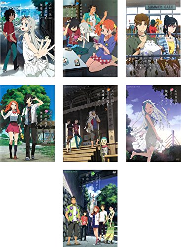 あの日見た花の名前を僕達はまだ知らない。 TV版全6巻 + 劇場版 [レンタル (中古品)