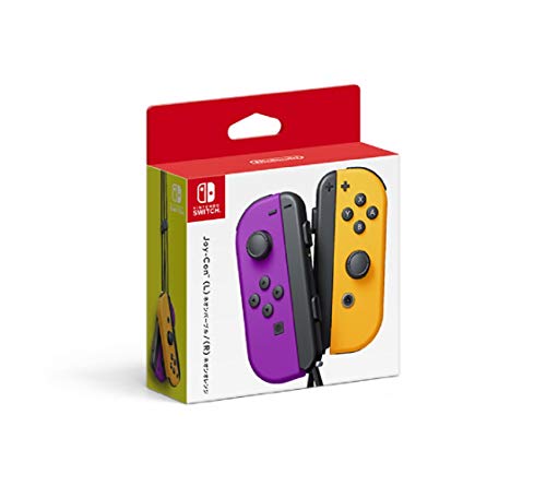 【動作確認済み】Nintendo Switch 本体 ネオンパープル/オレンジ 任天堂純正品】Joy-Con(L) ネオンパープル/(R) ネオンオレンジ(中古品