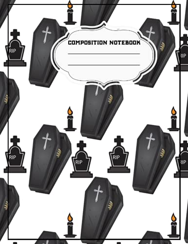 Composition Notebook: Coffin Graphic%ｶﾝﾏ% Novelty Composition Notebook(中古品) 5,995円