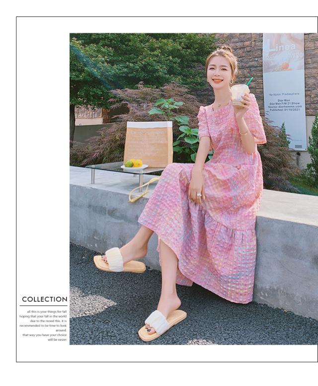 ワンピース フレアスカート フレアワンピース ティアードワンピース