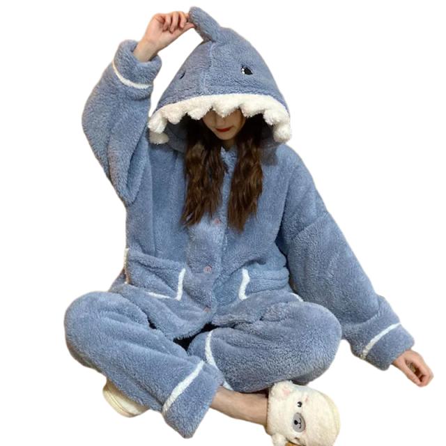 着ぐるみ サメ ルームウェア パジャマ 部屋着 寝巻き ナイトウェア