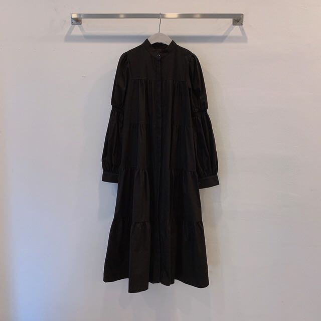 ワンピース シャツ 膝下 ロング ロング丈 マキシ マキシ丈 9分丈